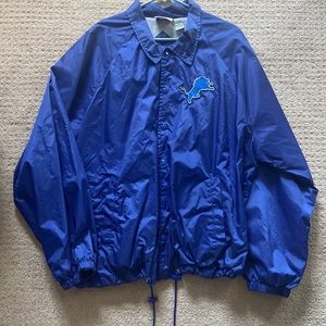 Detroit Lions Vintage Windbreaker